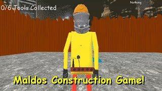 Maldos Construction Game! Demo - Baldi's Basics Fangame