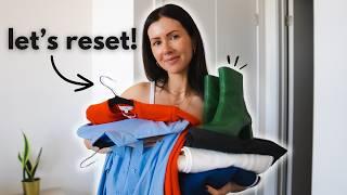 How I RESET My Capsule Wardrobe For Fall