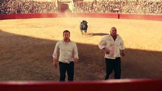 Red Notice Bull Fight Scene - Red Notice Movie