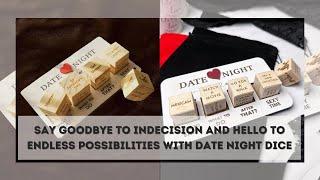 Spice Up Date Night Dice– After Dark Wooden Dice Game for Couples