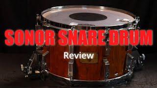 The Sonor Signature Snare Drum full review.