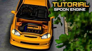 FREE SPOON ENGINE HONDA CIVIC EK9 | Open Hood Tutorial | Car Parking Multiplayer | New Update