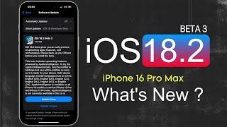 iPhone 16 Pro Max: iOS 18.2 Beta 3 Features Hindi #iphone