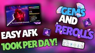 [NEW BEST] HOW TO AFK FARM GEMS AND TRAIT REROLLS IN ANIME DEFENDERS (UPDATE 1)