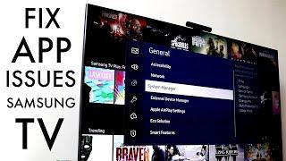 How To FIX Samsung Smart TV Apps Not Working! (2022)