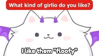 Pero likes "floofy" girlios... [hololive / fuwamoco]