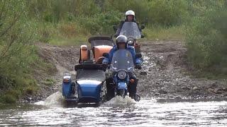 Ural Motorcycle River Crossing