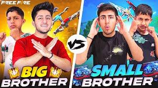 Big Brothers Vs Small Brothers 2 Vs 2 Free Fire Amazing Gameplay Who Will Win  - Free Fire