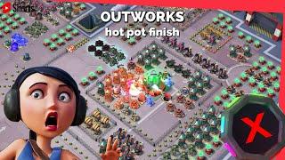 OUTWORKS hot pot finish - operation Duplexity - BOOM BEACH attack strategy, gameplay & tips