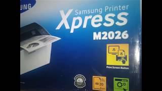 Printer SAMSUNG Xpress M2026 Unboxing  