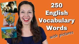 250 Important English Vocabulary Words with pictures