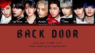 STRAY KIDS - BACK DOOR ( Colour Coded Lyrics )