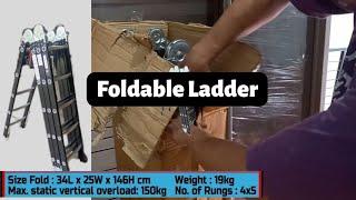 UNBOXING FOLDABLE LADDER | SHOUT OUT MEMBERS | Milyn Avelino