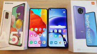 SAMSUNG GALAXY A51 VS XIAOMI REDMI NOTE 9T - ЧТО ВЫБРАТЬ? ПОЛНОЕ СРАВНЕНИЕ!