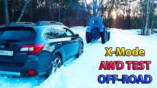 WHERE CAN A PERMANENT SYMMETRICAL ALL-WHEEL DRIVE SUBARU LEAD??? AWD/ X-MODE/ OFF ROAD TEST