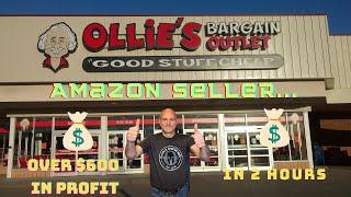 Amazon Seller ... Souring at Ollie's.  Over $600 in profit in 2 hours using Retail Arbitrage.