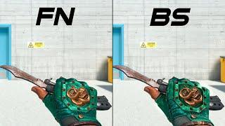 CS2 Broken Fang Gloves | Jade - Skin showcase all floats [4K60FPS]