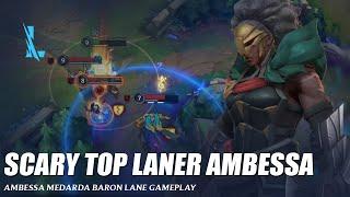 Scary Top Laner Ambessa Gameplay - Wild Rift