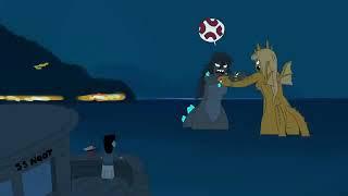 Vore Godzilla girl
