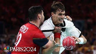 Germany hang on against Spain to reach men's handball gold medal match | Paris Olympics | NBC Sports