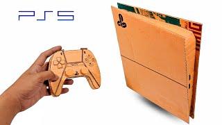 How To Make Playstation 5 With Cardboard | DIY Cardboard Ps5 Craft