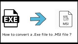 How to Convert EXE to MSI without any software | File Conversion