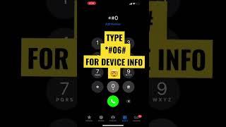 IPHONE SECRET CODES… how to see your device info, EID, IMEI, IMEID, MEID