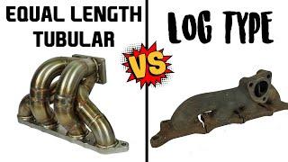 EQUAL LENGTH tubular vs. LOG manifolds (headers) - SCAVENGING and EXHAUST BACK PRESSURE EXPLAINED