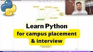 How much Python you should know for campus placement or to crack interview?