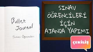 OKULA DÖNÜŞ: Bullet Journal Sınav Öğrencileri İçin Ajanda Yapımı | Sayfa Fikirleri /Çekiliş Kapandı!