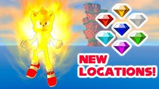 How to UNLOCK SUPER SONIC In Sonic Movie Adventure NEW UPDATE - ALL NEW Chaos Emerald Locations