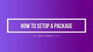 How To Setup A Package In Zal Ultra ISP CRM By Onezeroart LLC