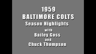 1959 Baltimore Colts highlights