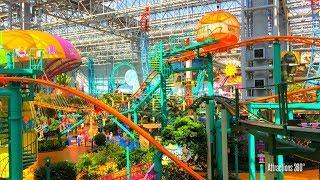 Tour of the Largest Indoor Theme Park in America - Mall of America - Nickelodeon Universe