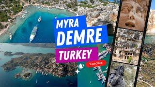 Demre Turkey - Ancient City Myra - St. Nicholas Church - Sunken City Kekova