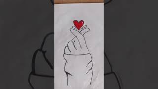 BTS Hand Heart by me.  #kpop #music #cover #lyrics #art #drawing