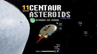 NITROGEN ICE mining on 11 CENTAUR ASTEROIDS Season 24nov30 in SPACE SIMULATOR Roblox