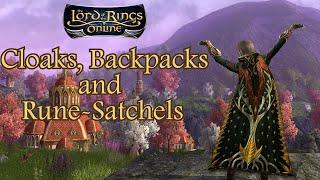 LOTRO Store Cloaks, Backpacks, Quivers, and Rune-Satchels