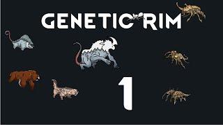 Let's Play Genetic Rim - 01 - Rimworld Royalty 1.1 Gameplay