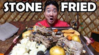 This is REAL MONGOLIAN BBQ! My All-Day Yurt Camp Experience!