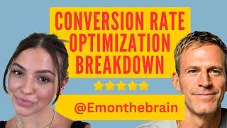 Conversion Rate Optimization Breakdown of Emily McDonald and digital marketing strategies for 2024.