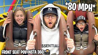 RIDING THE SCARIEST ROLLER COASTER IN ENGLAND! *80MPH STEALTH RIDE*