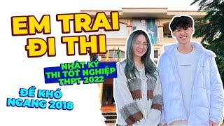 Nhật ký thi tốt nghiệp THPT 2022 - Đưa em trai đi thi đại học, có Kaito Kid thì đề vẫn siêu khó