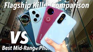 [EN]Flagship Killer Comparison! Honor 400 pro vs Poco F7 Ultra vs Galaxy A56 vs Vivo V50!
