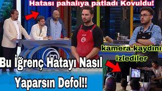 Masterchefde Erim Ve Onurun İğrenç Hatası Pahalıya Patladı Şefler Kameraları İzledi Kovdular