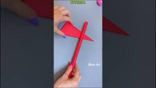 Tomahawk making out of paper - tutorial #shorts #tomahawk  #origamitoy #papercrafts