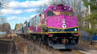 Rare Milage: Combined MBTA and Amtrak Executive Train Special with Unique Equipment