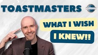 What I Wish I Knew When I Joined TOASTMASTERS