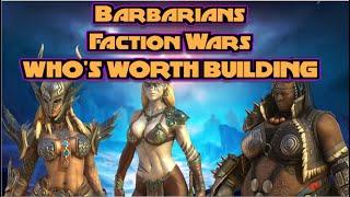 Barbarian Faction Crypts: The Heroes I would focus on first  |  Raid: Shadow Legends