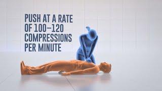 CPR Animation | Step to perform CPR on an Adult